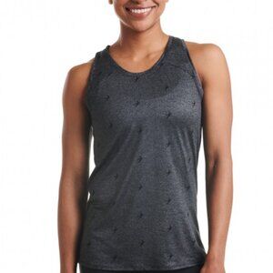 Oiselle Essential Bird Racerback Tank Running in Bird Print - 12
